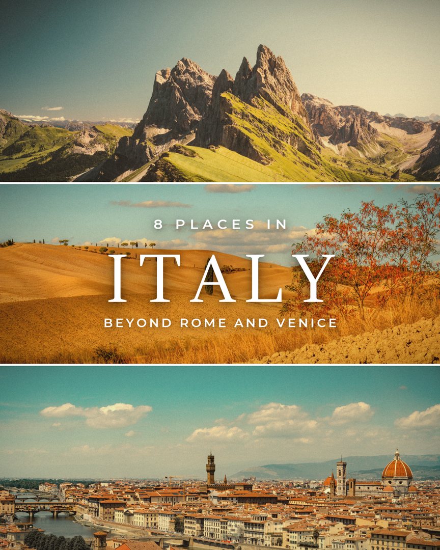 Italy road trip route