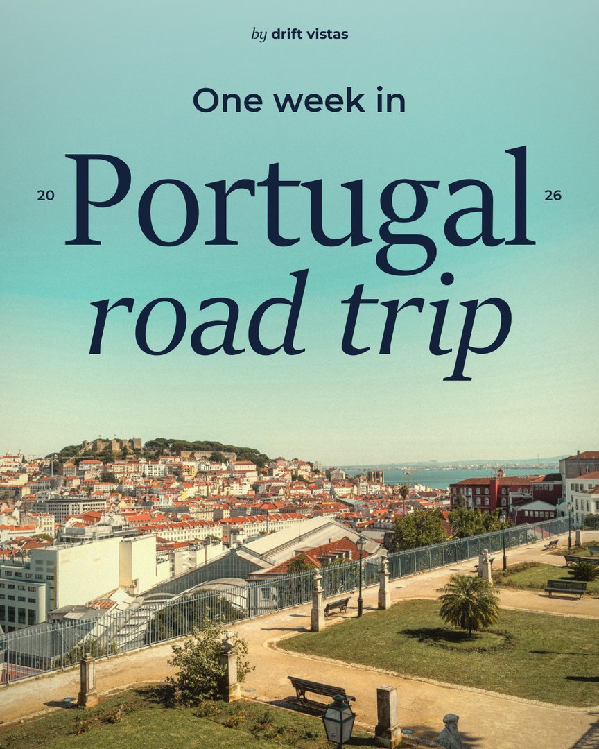 Portugal road trip route