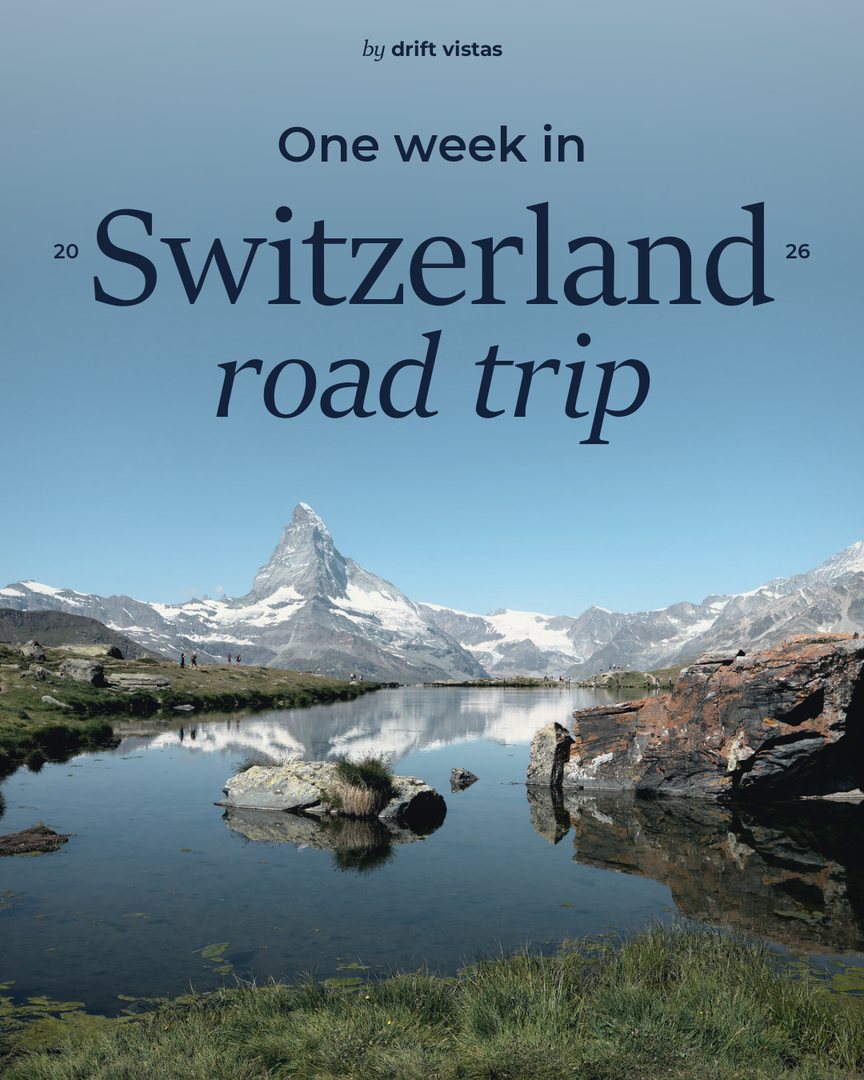Switzerland road trip route