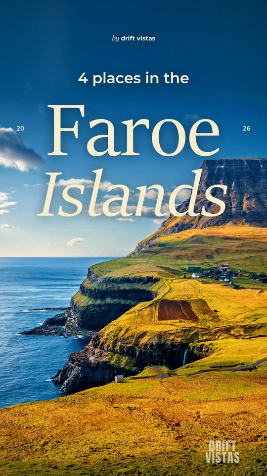 4 places in the Faroe Islands that look unreal
