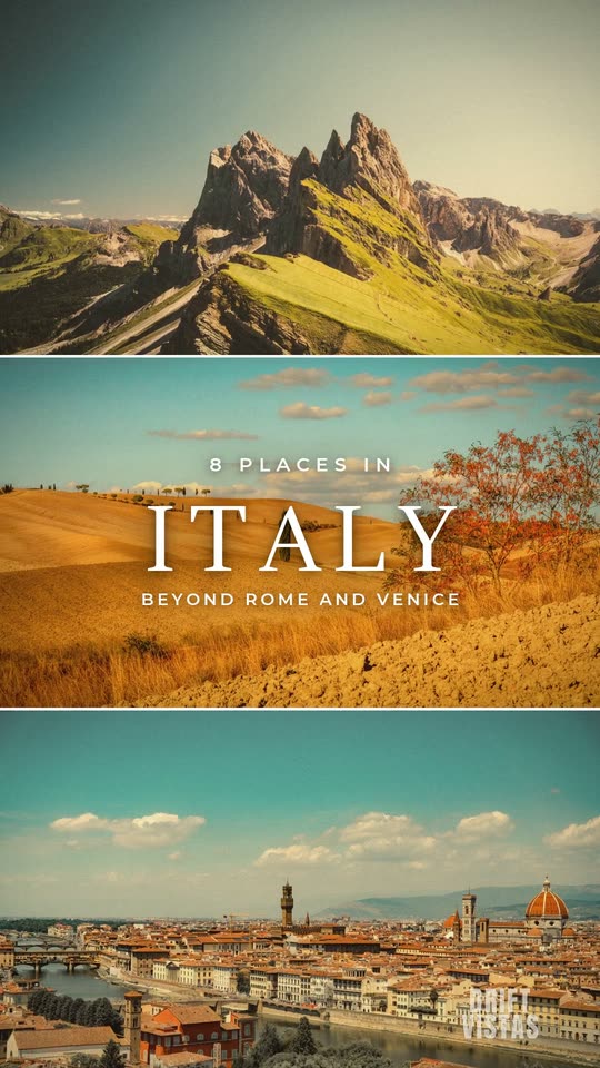 8 places in Italy that are not Rome or Venice