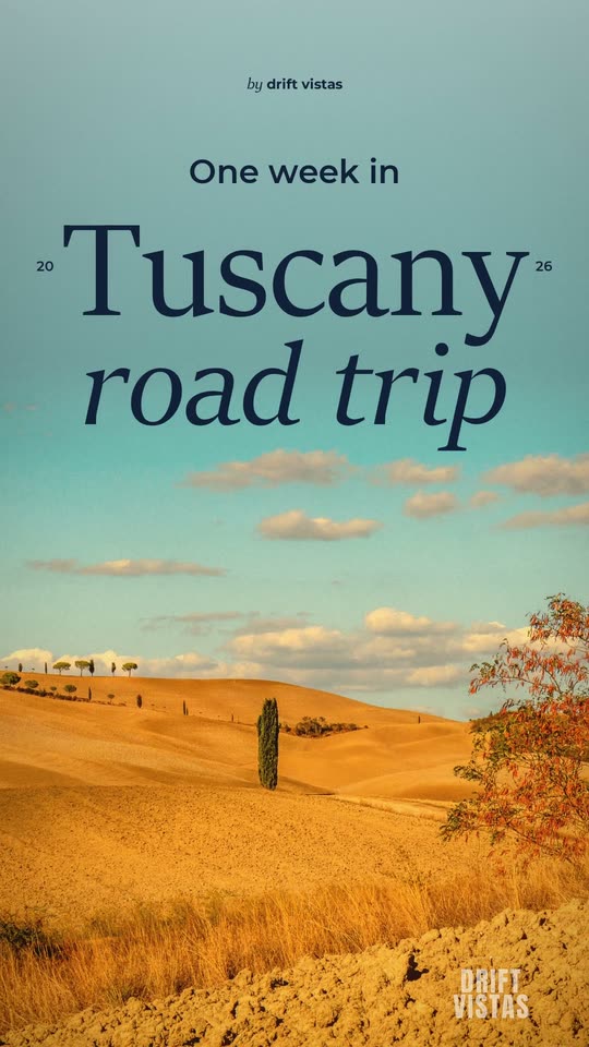 One week in Tuscany by car: Pisa to Florence