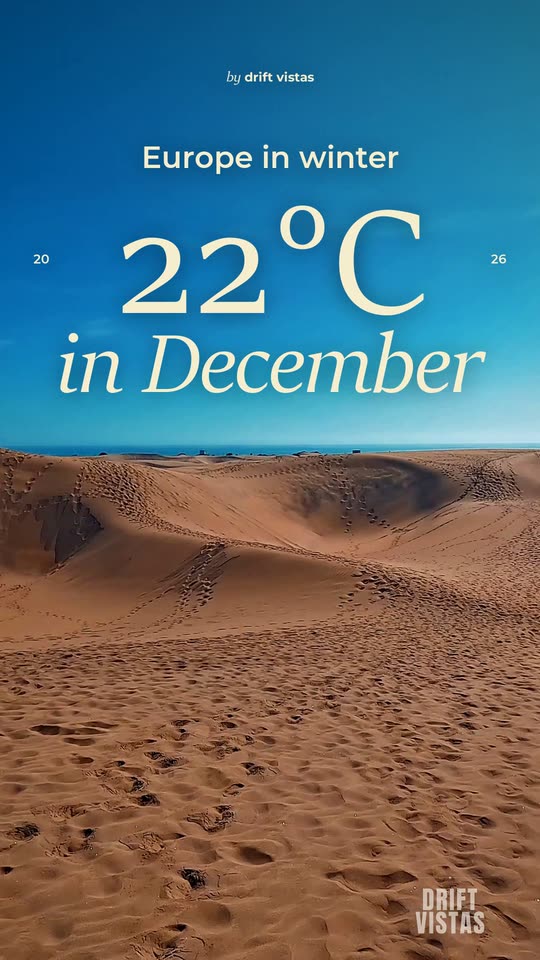 The warmest places in Europe in winter, ranked