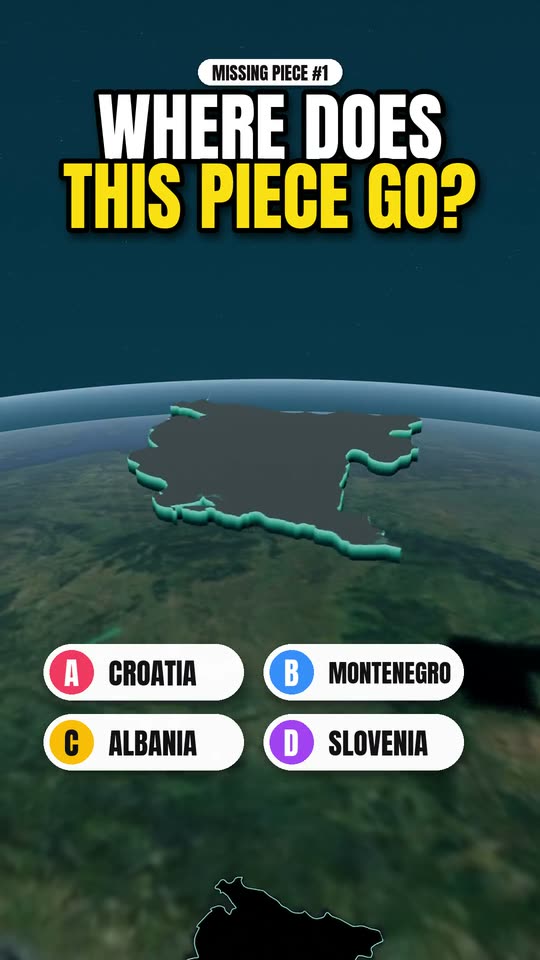 Missing Piece #1: name the country in 3 clues