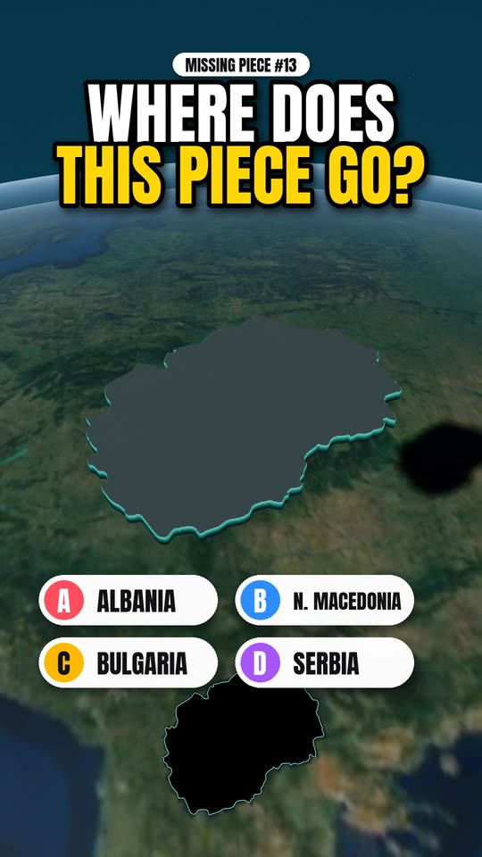 Missing Piece #13: name the country in 3 clues