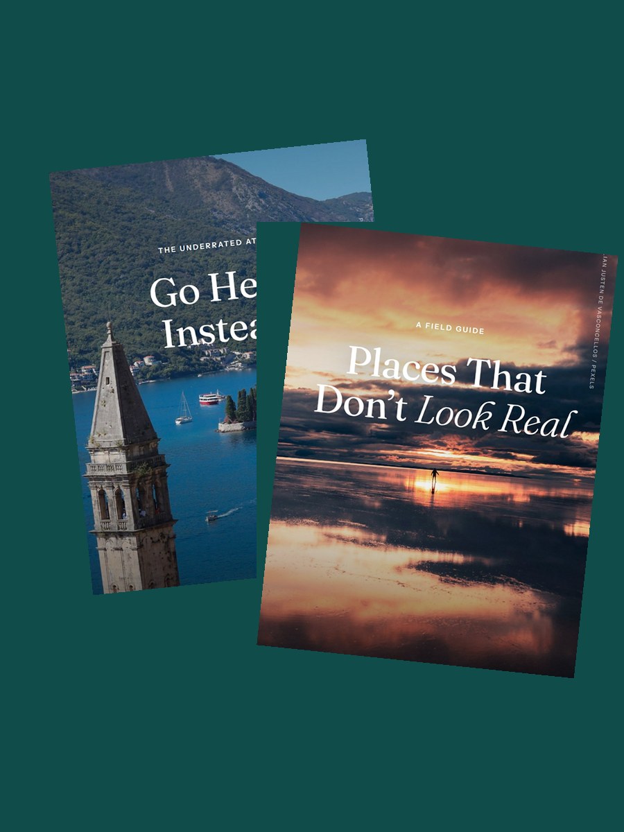 Cover of Both Guides: Unreal Places + Go Here Instead