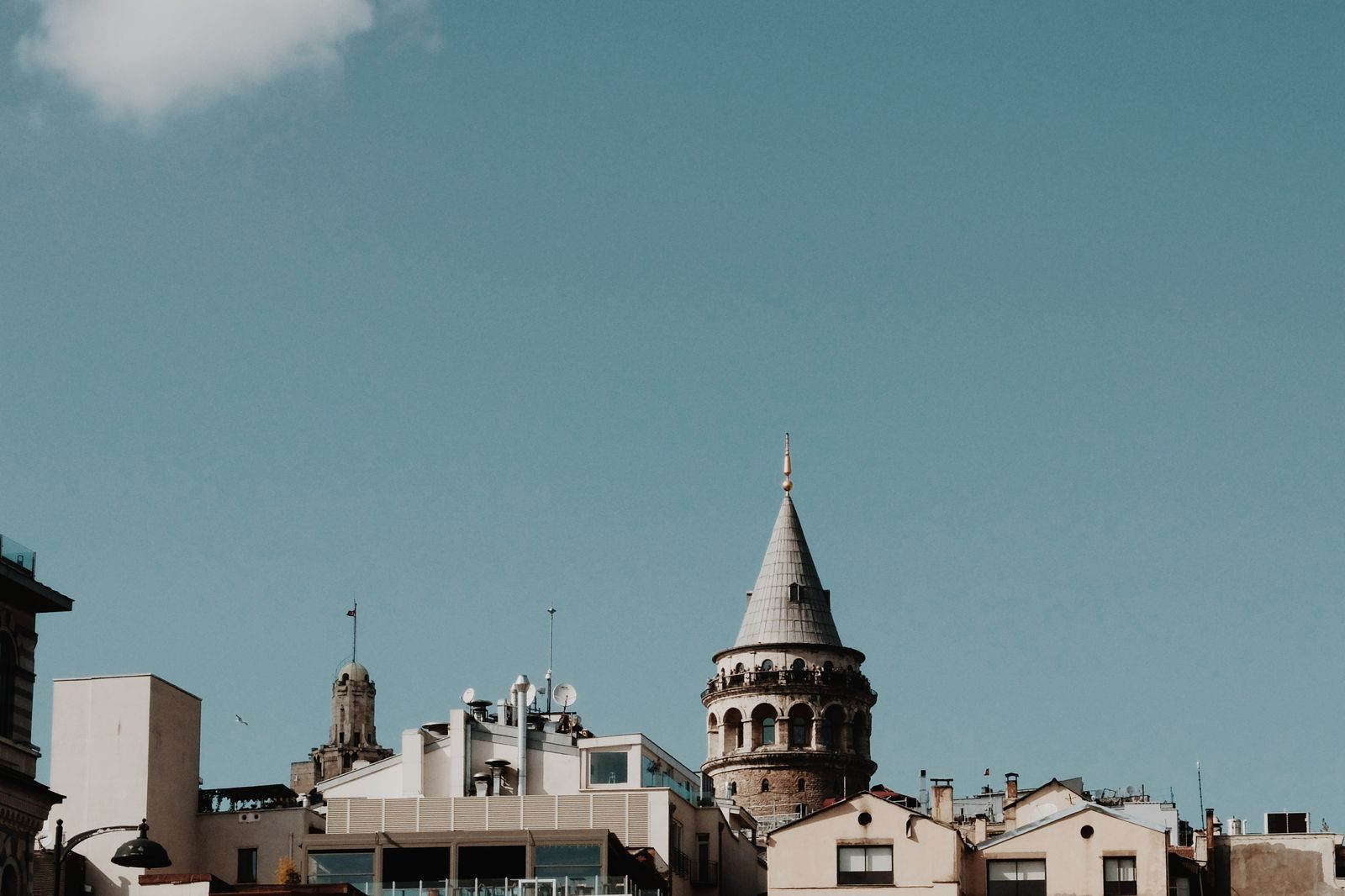 Galata Tower above Beyoğlu, Istanbul